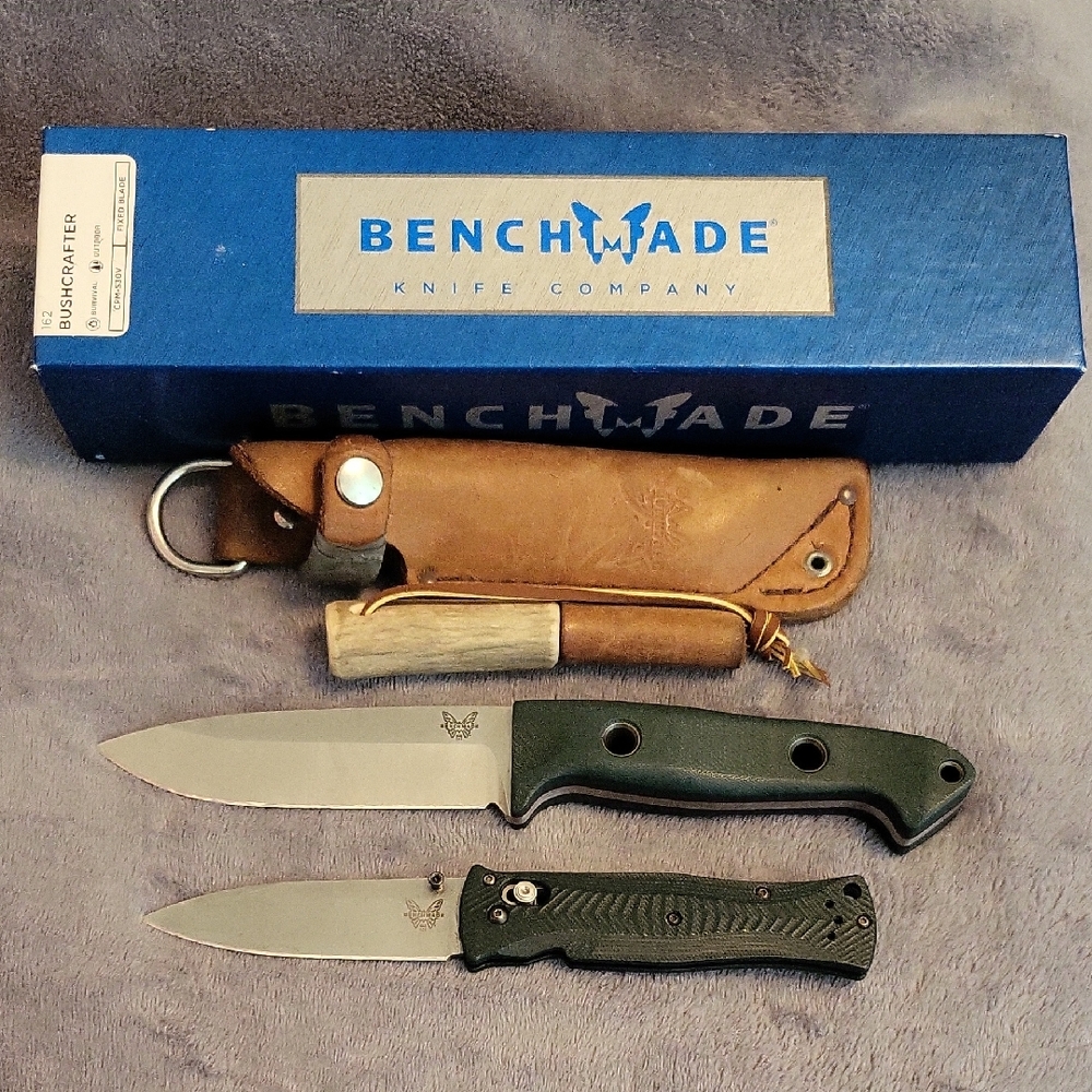 Benchmade Bushcrafter 162 Fixed Blade Benchmade 531 Rei Edition Knife